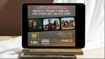 Sindjors e Fabico promovem debate sobre democracia, ditadura e o papel do Jornalismo