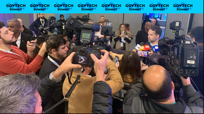 Eduardo Leite detalha estratégias de inovação em coletiva à imprensa no GovTech Summit